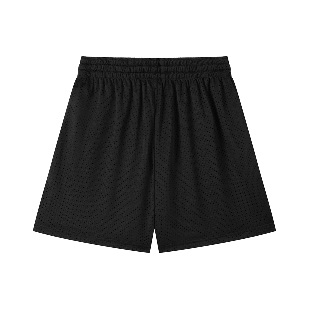 Dove Mesh Drawstring Shorts