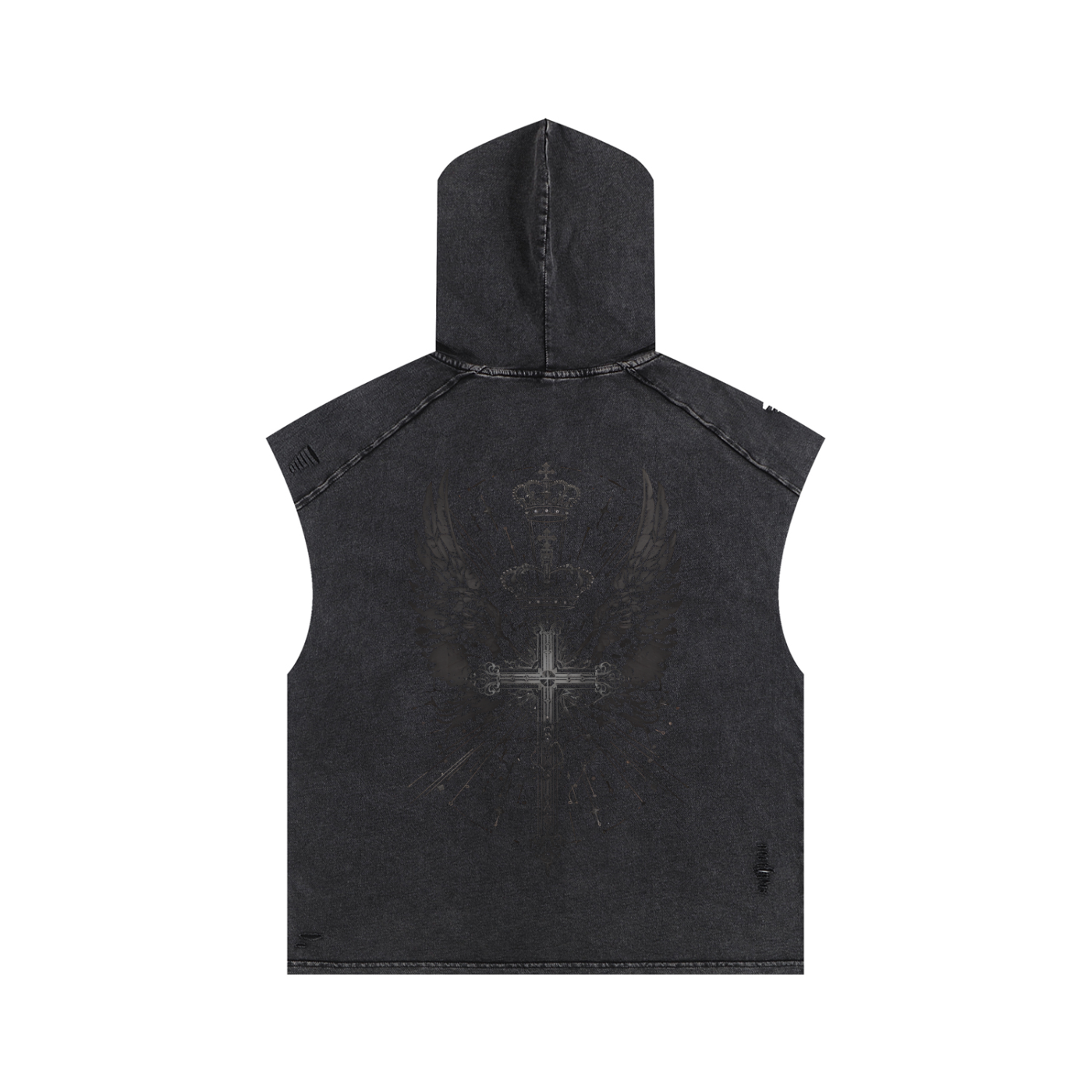 Hooded Cross Tank Top