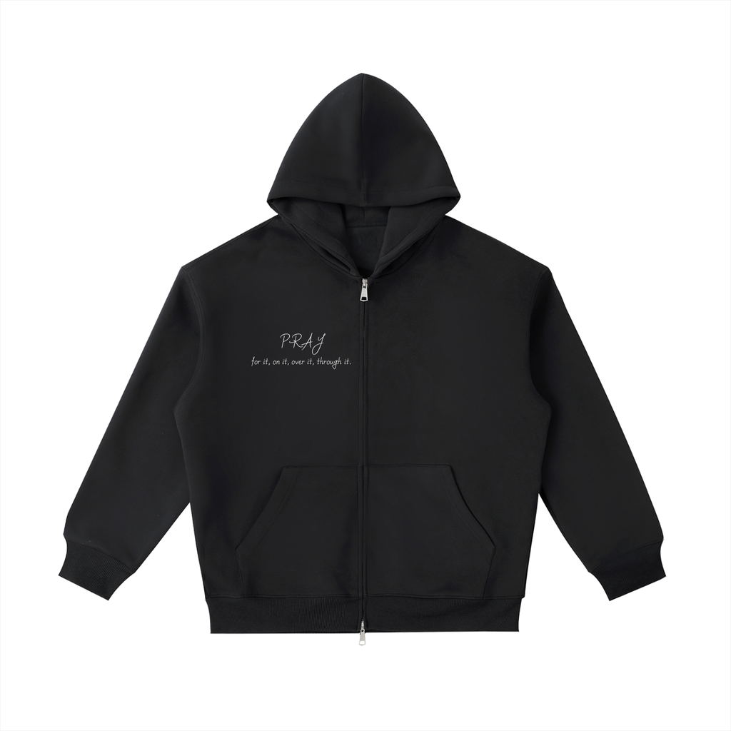 Pray Zip Up Hoodie